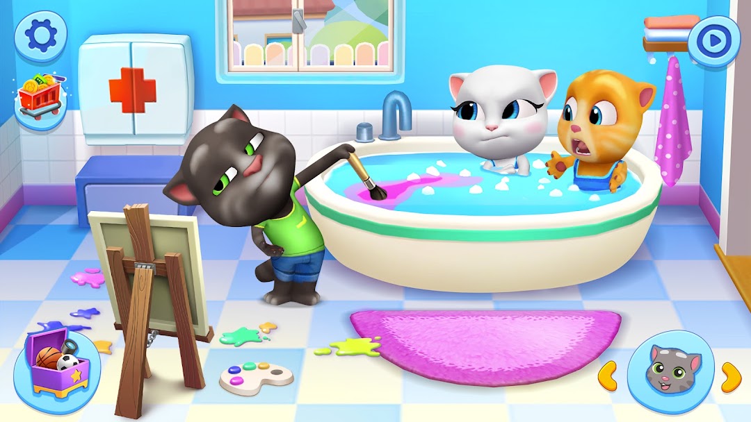 My Talking Tom Friends mod apk screenshot 1