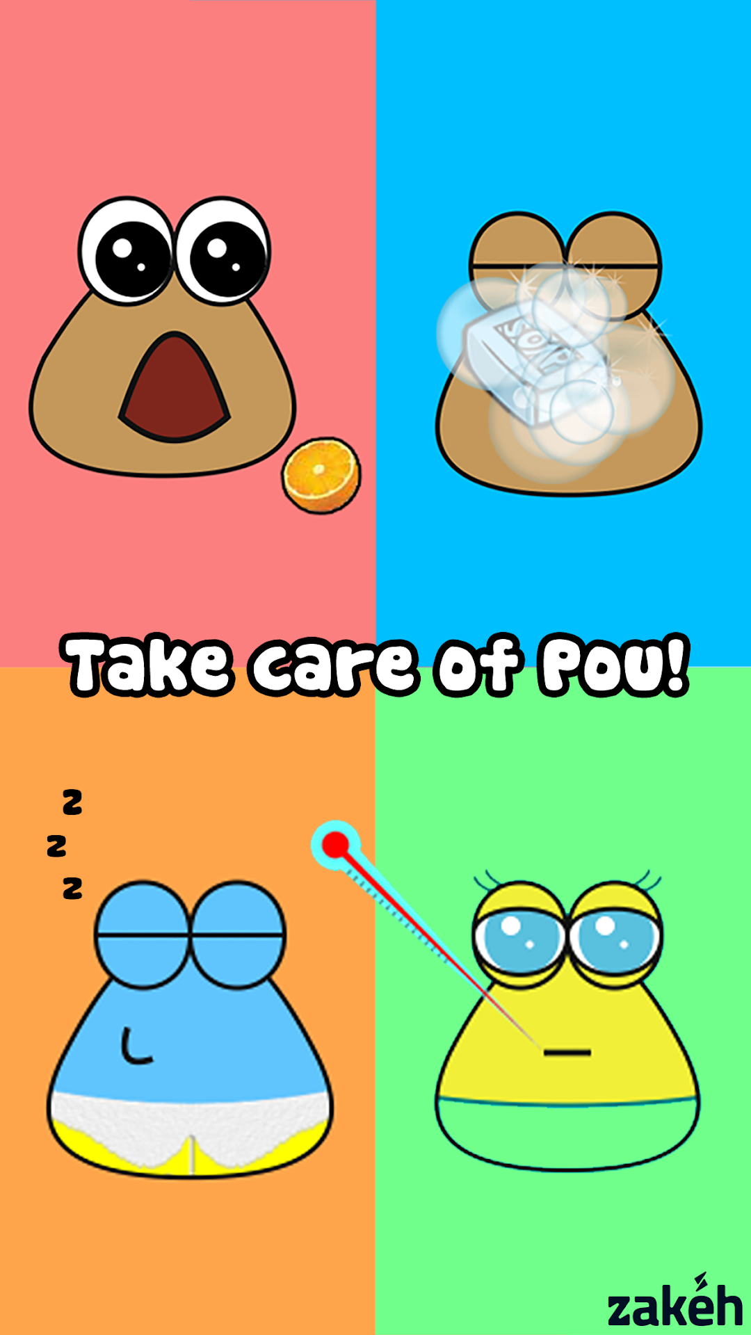 Pou mod apk screenshot 1