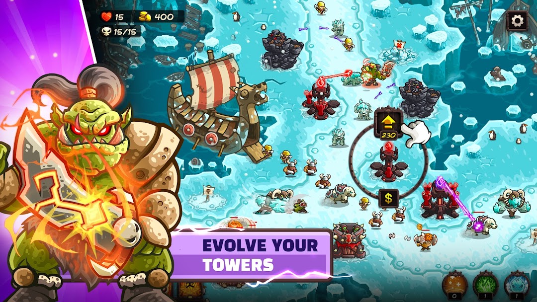 Kingdom Rush Vengeance TD Game mod apk screenshot 3