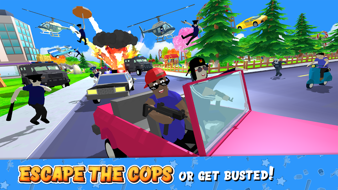 Dude Theft Wars FPS Open world mod apk screenshot 1