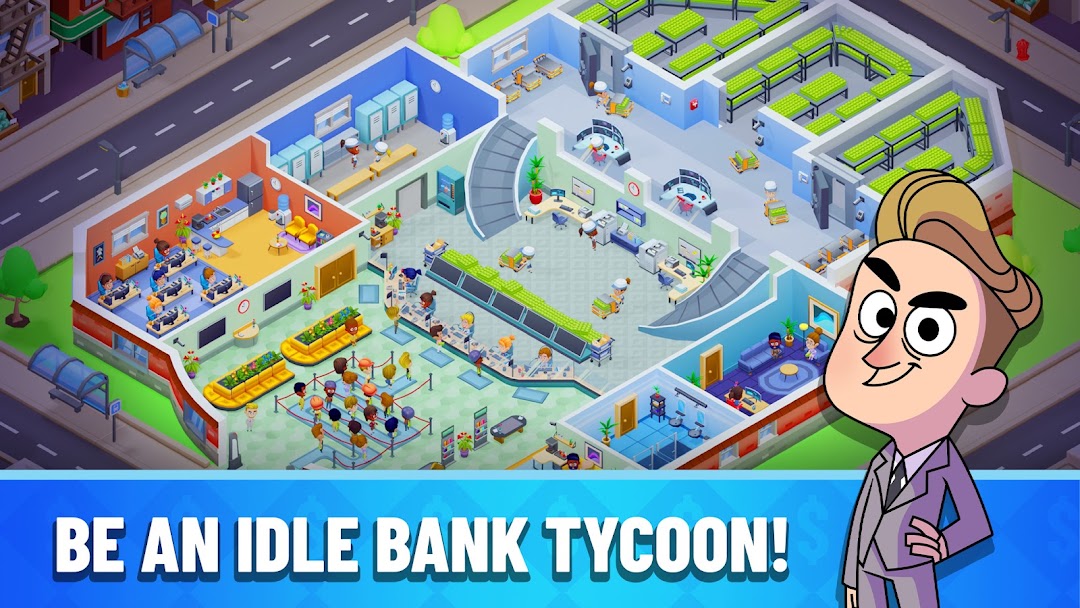 Idle Bank Tycoon: Money Empire mod apk screenshot 1