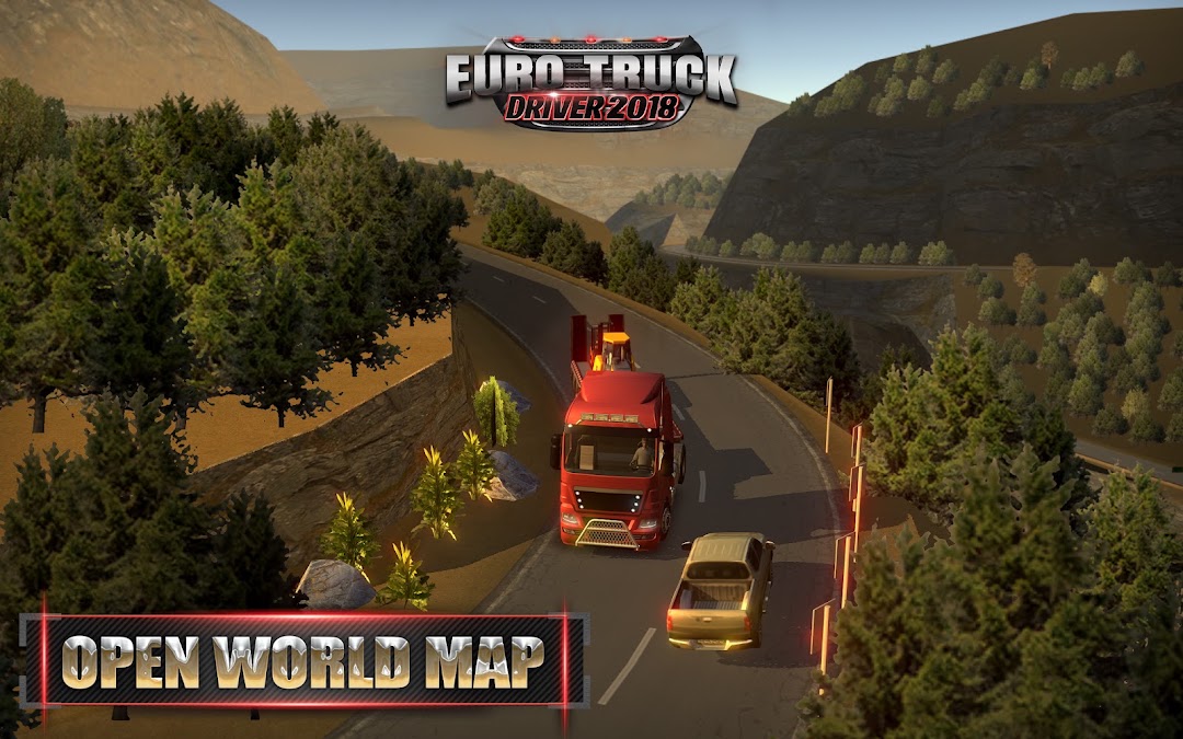 Euro Truck Driver 2018 mod apk screenshot 2