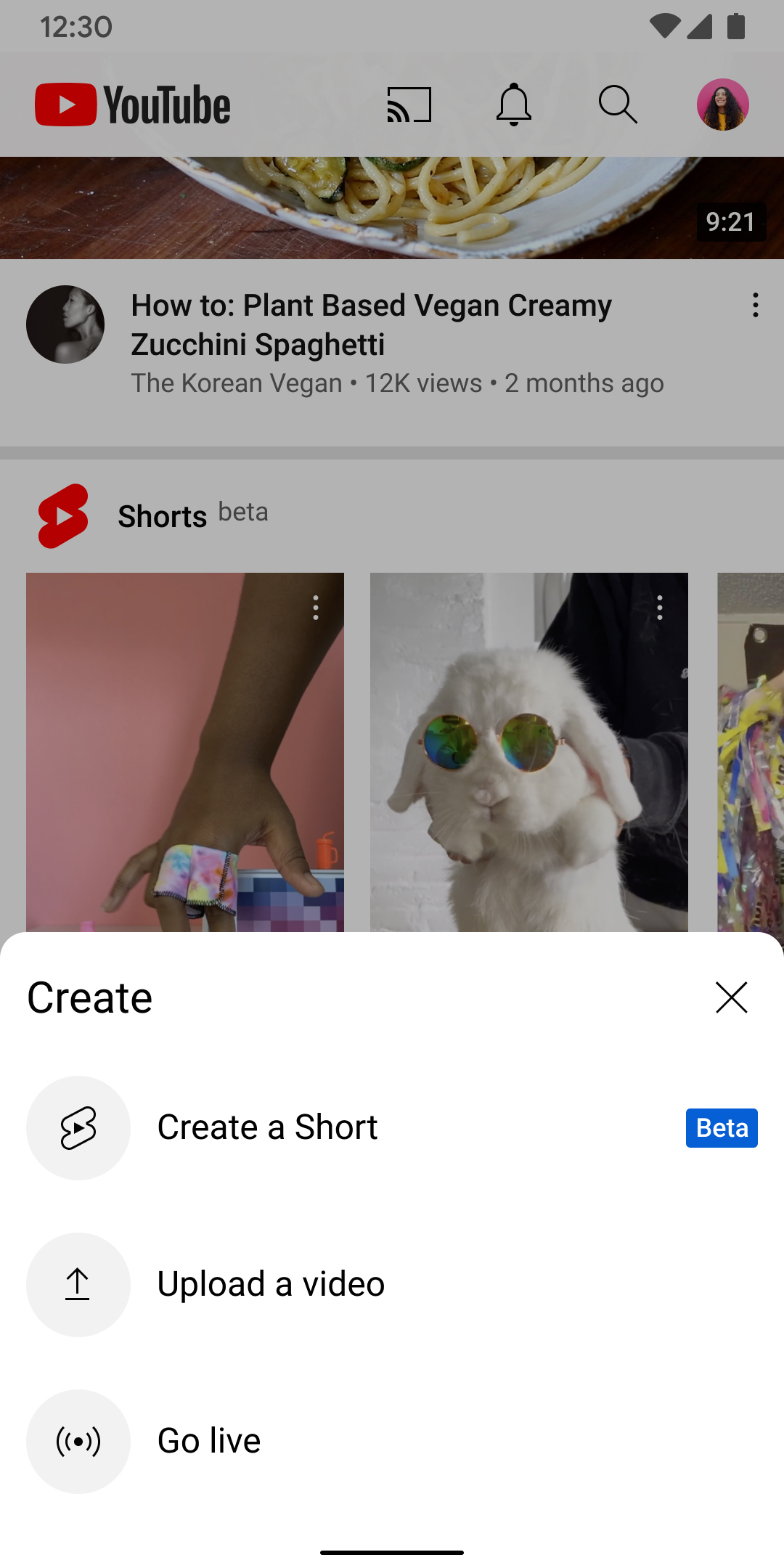 YouTube mod apk screenshot 1