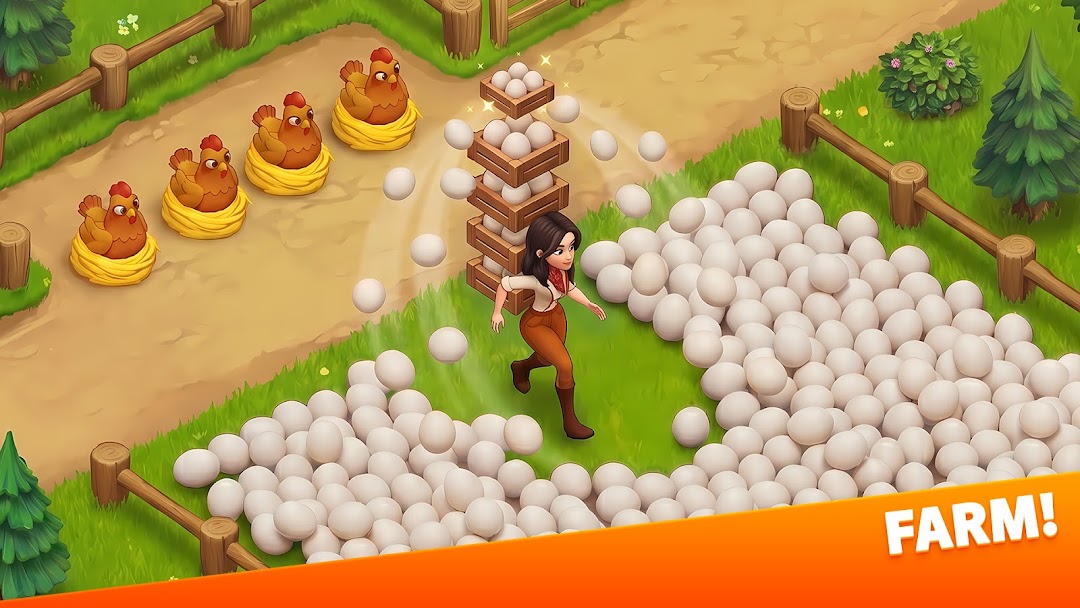 Klondike Adventures: Farm Game mod apk screenshot 3