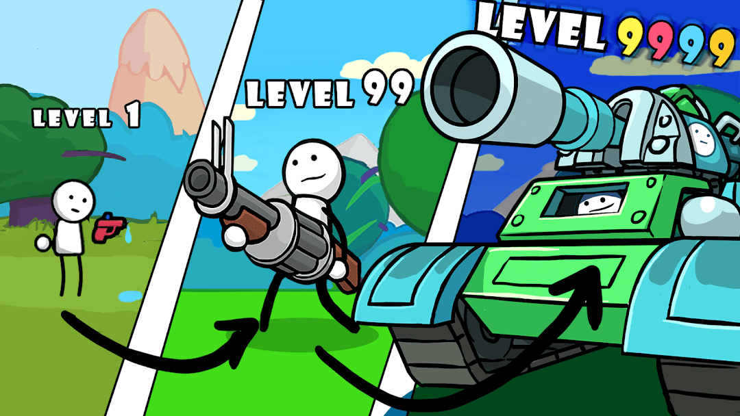 One Gun Stickman offline games mod apk screenshot 1