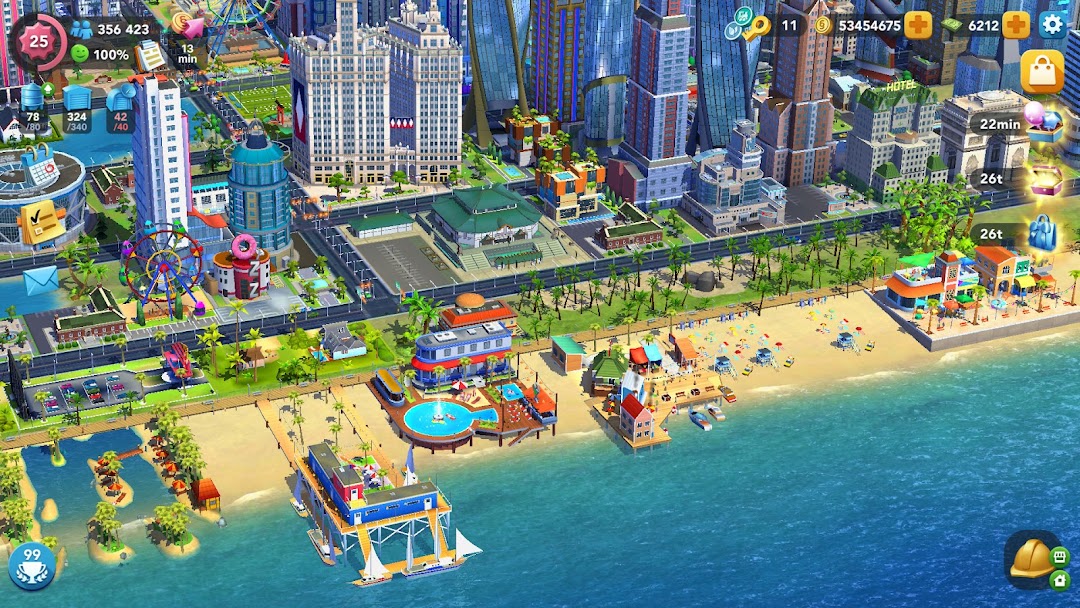 SimCity BuildIt mod apk screenshot 1