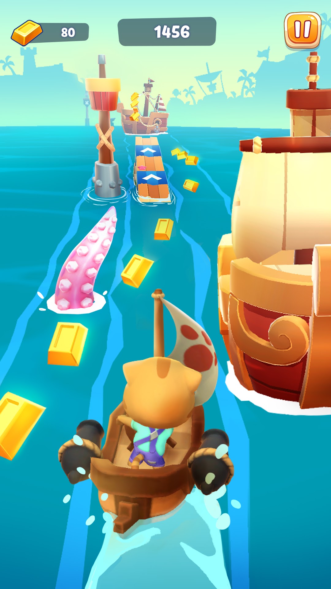 Talking Tom Time Rush mod apk screenshot 4