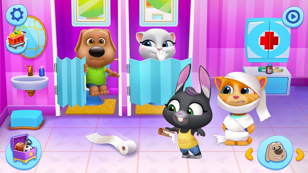 My Talking Tom Friends mod apk screenshot 2