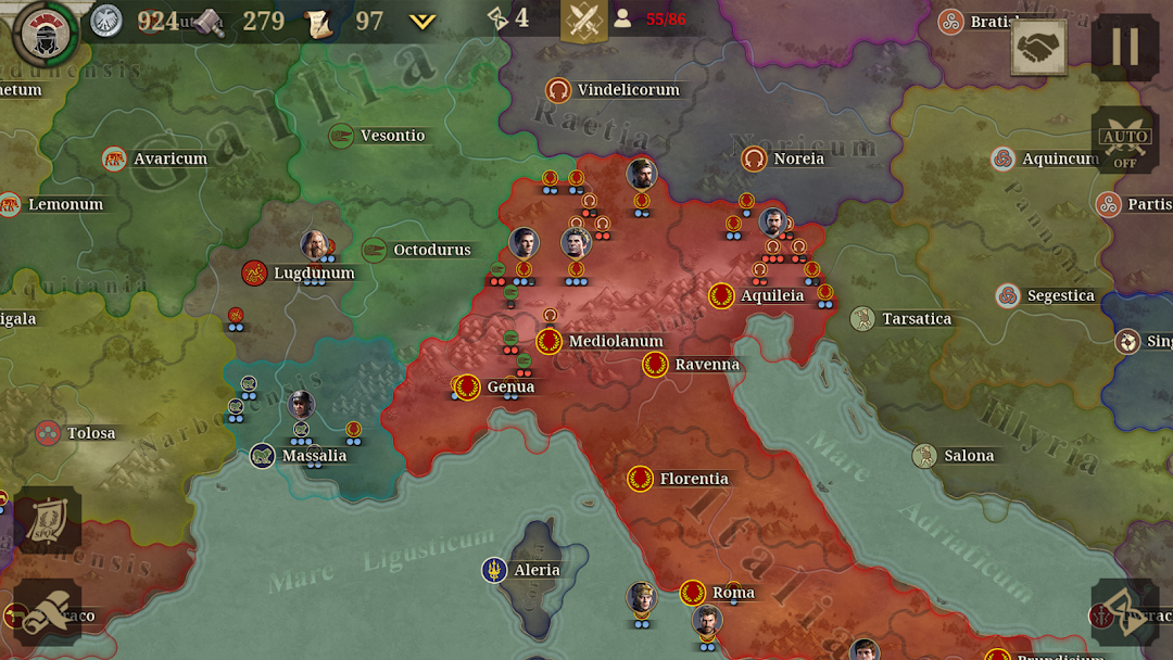 Great Conqueror: Rome War Game mod apk screenshot 1