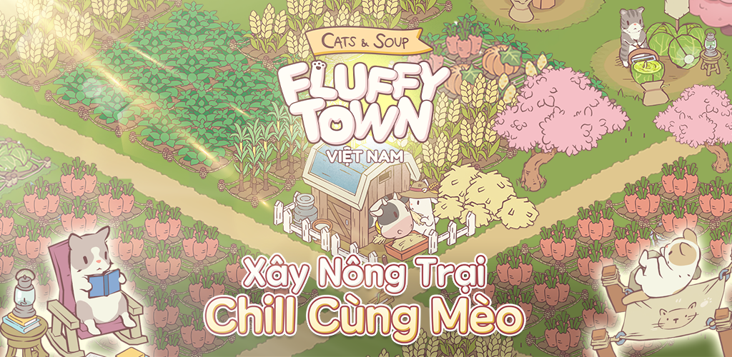 Cats&Soup:Fluffy Town Việt Nam mod apk screenshot 5