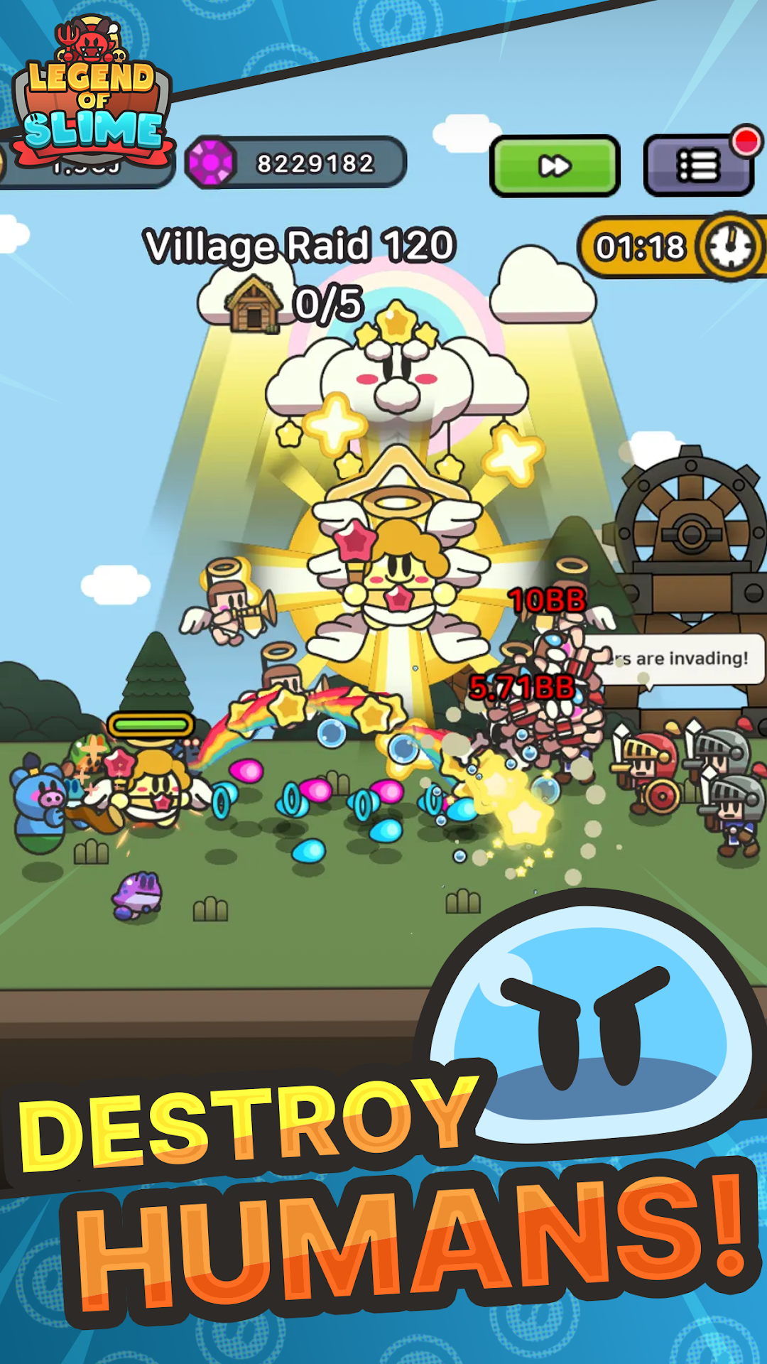Legend of Slime: Idle RPG War mod apk screenshot 1