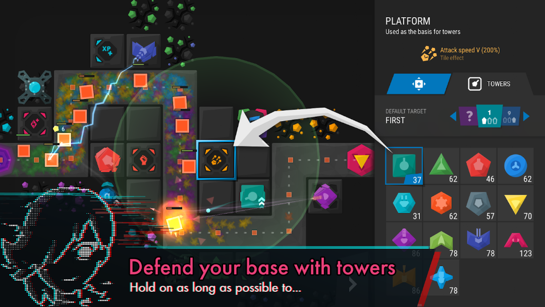 Infinitode 2 - Tower Defense mod apk screenshot 1