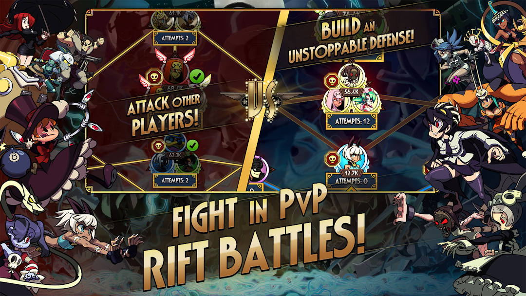Skullgirls: Fighting RPG mod apk screenshot 5