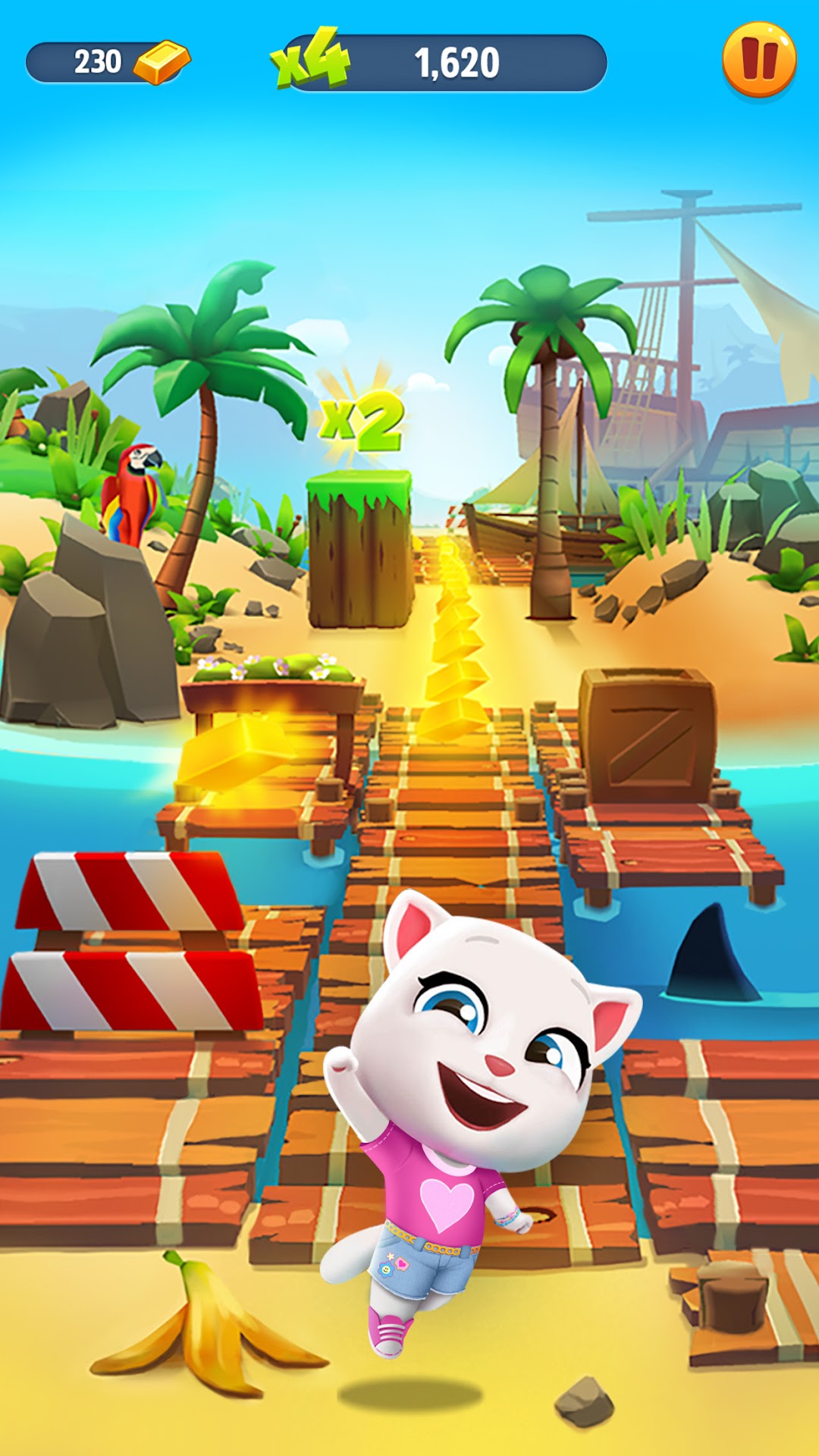 Talking Tom Gold Run mod apk screenshot 2