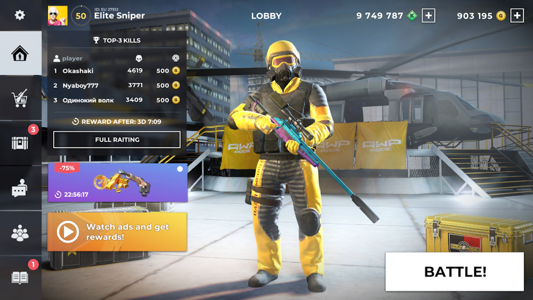 AWP Mode: Online Sniper Action mod apk screenshot 6