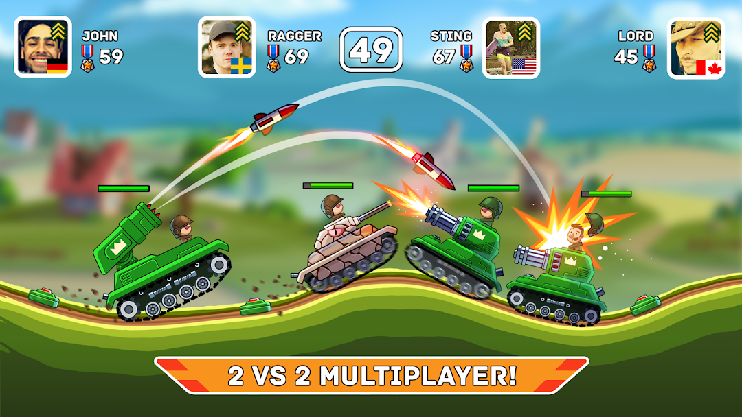 Hills of Steel mod apk screenshot 1