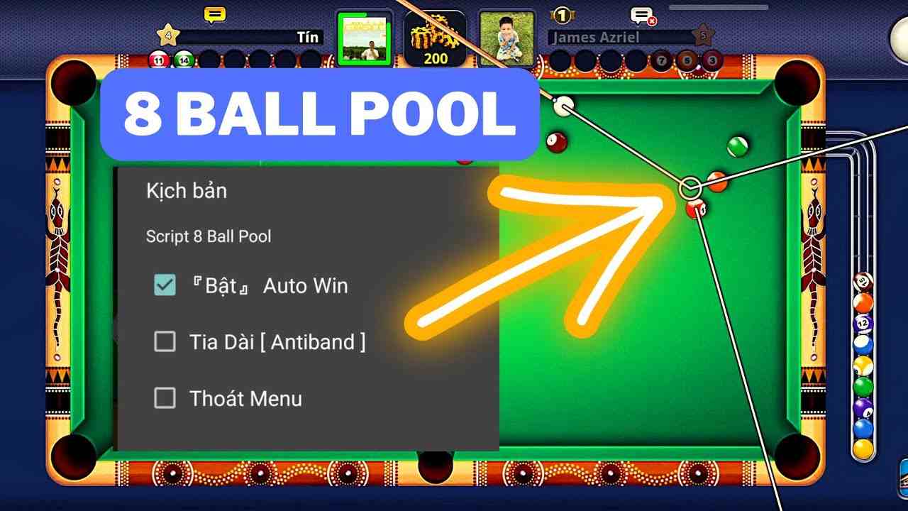 Tải Hack 8 Ball Pool MOD APK 55.4.3 (Menu Mod, Vô Hạn Tiền, Đường Kẻ Dài, Anti Ban)