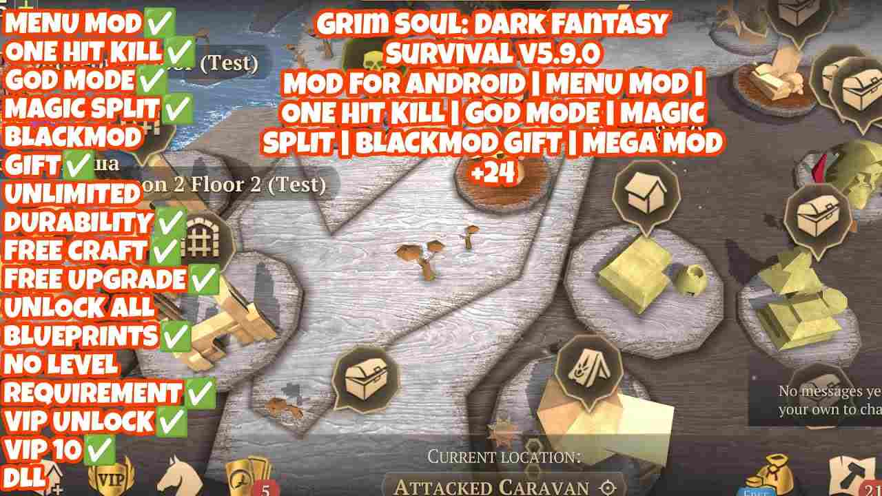 Popular MOD APK features on Grim Soul MOD