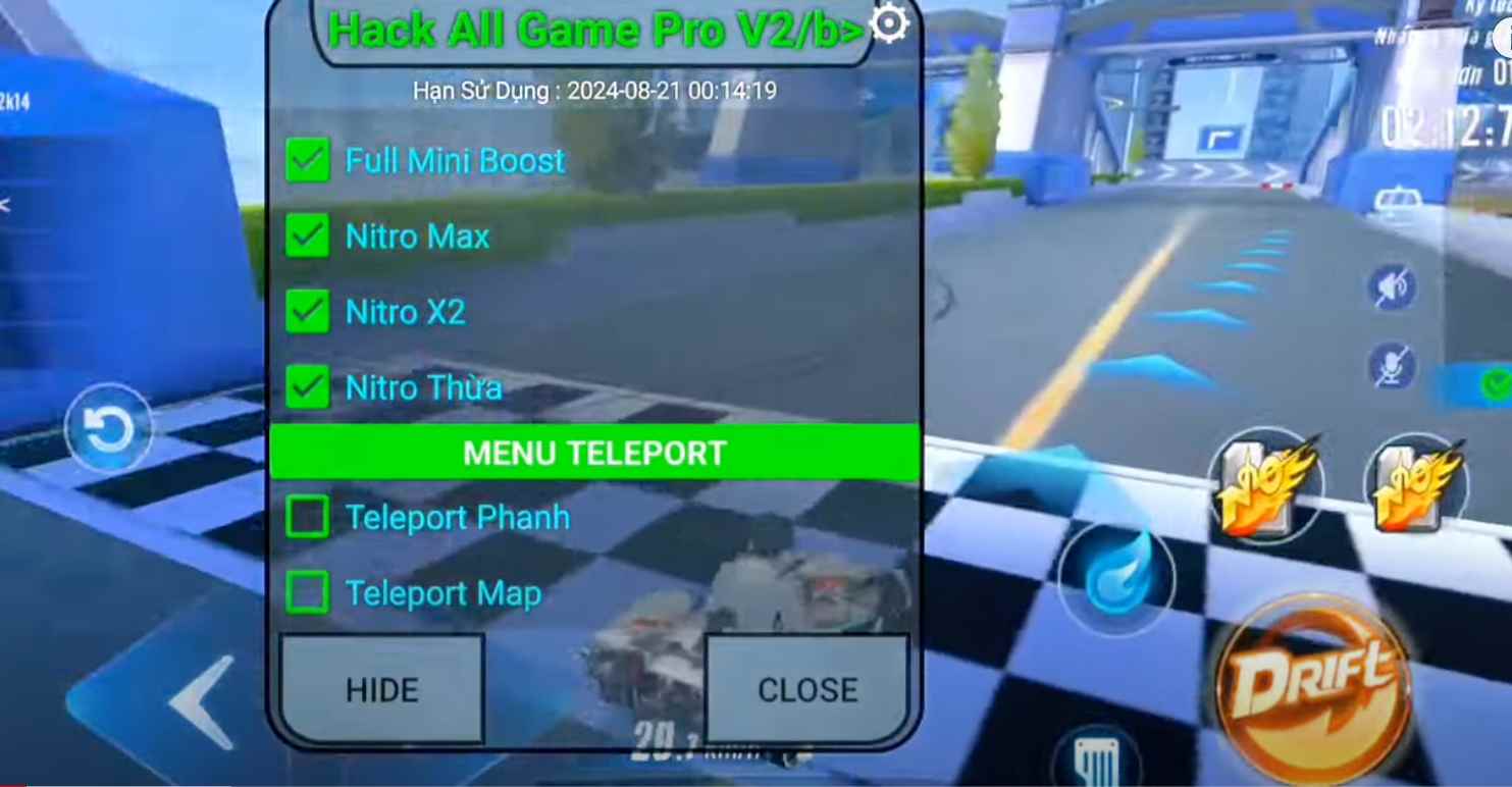 MOD APK features on ZingSpeed ​​Mobile racing game