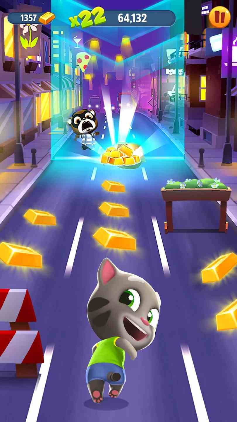 Các tính năng nổi bật của Talking Tom Gold Run MOD APK