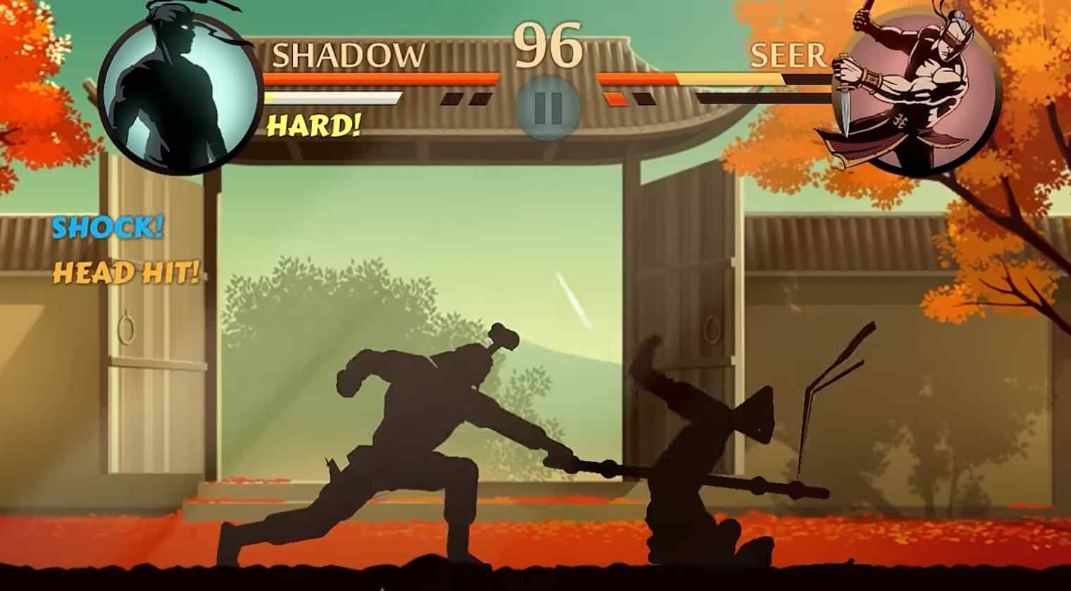 Chế độ cốt truyện diễn ra trong 7 chương Shadow Fight 2