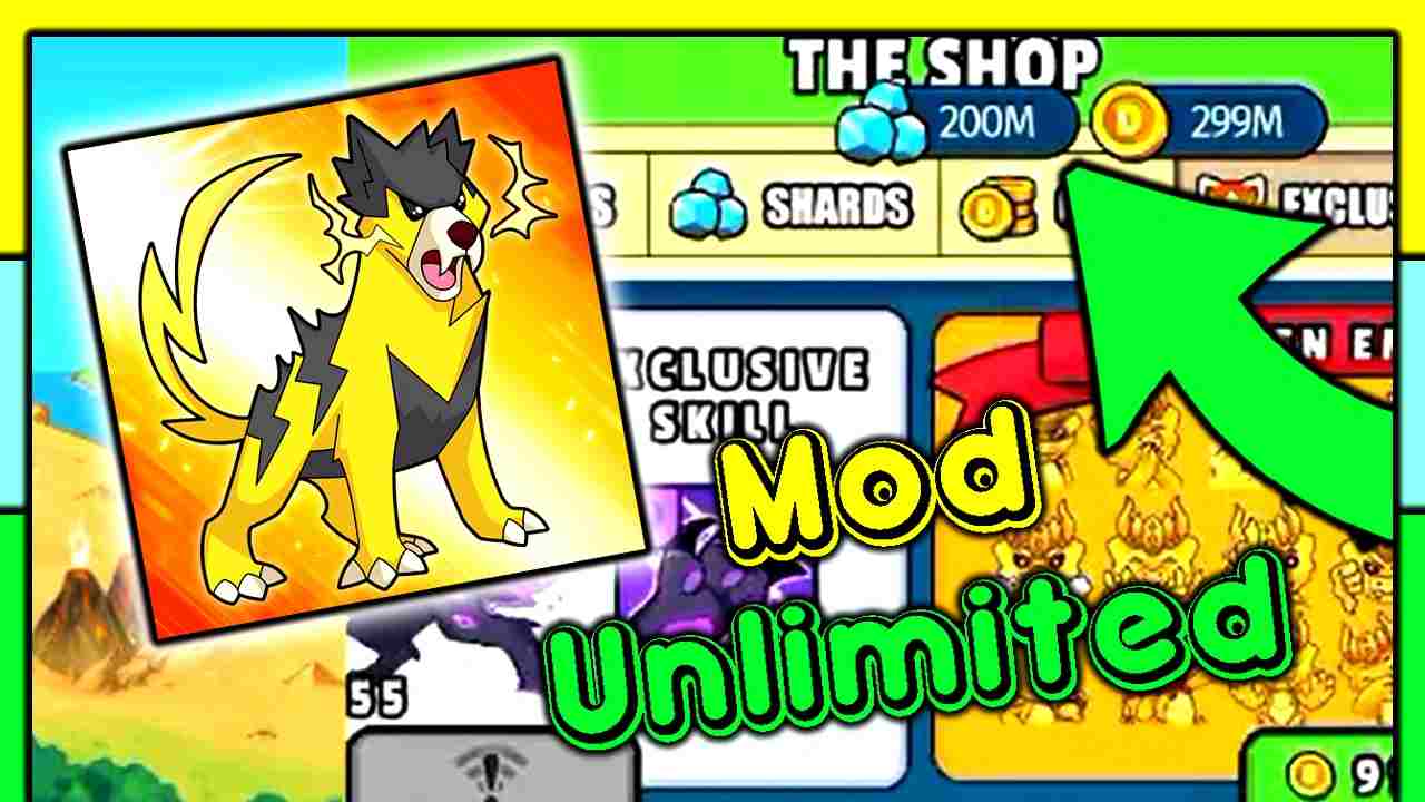 Download Hack Dynamons World MOD APK 1.10.56 (Full Money, Full Dragon, Max Level, No Ads)