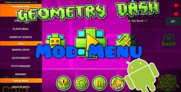 Download Hack Geometry Dash MOD APK 2.2.142 (Unlimited Money, Full Skin, Immortality) image