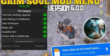 Download Hack Grim Soul MOD APK 7.0.0 (Unlimited Money, Free Crafting, Immortal, Vip 10) image