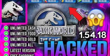 Tải Hack Jurassic World: The Game MOD APK 1.77.5 (Vô Hạn Tiền, Mua Sắm Miễn Phí) image