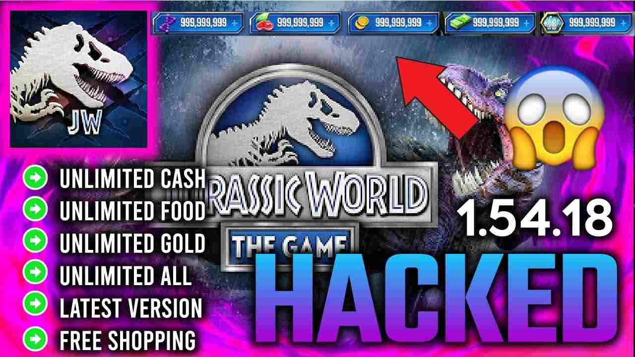 Tải Hack Jurassic World: The Game MOD APK 1.77.5 (Vô Hạn Tiền, Mua Sắm Miễn Phí)