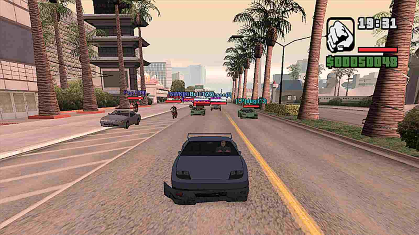 Explore three main cities and featured areas of GTA- San Andreas MOD