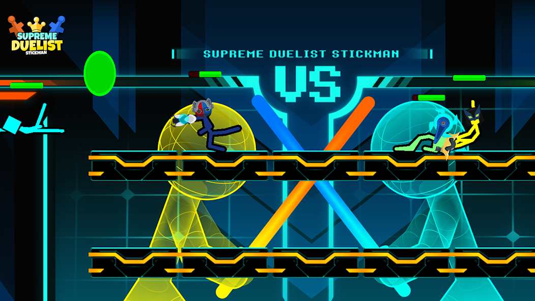 Explore diverse characters and weapons Supreme Duelist Stickman MOD