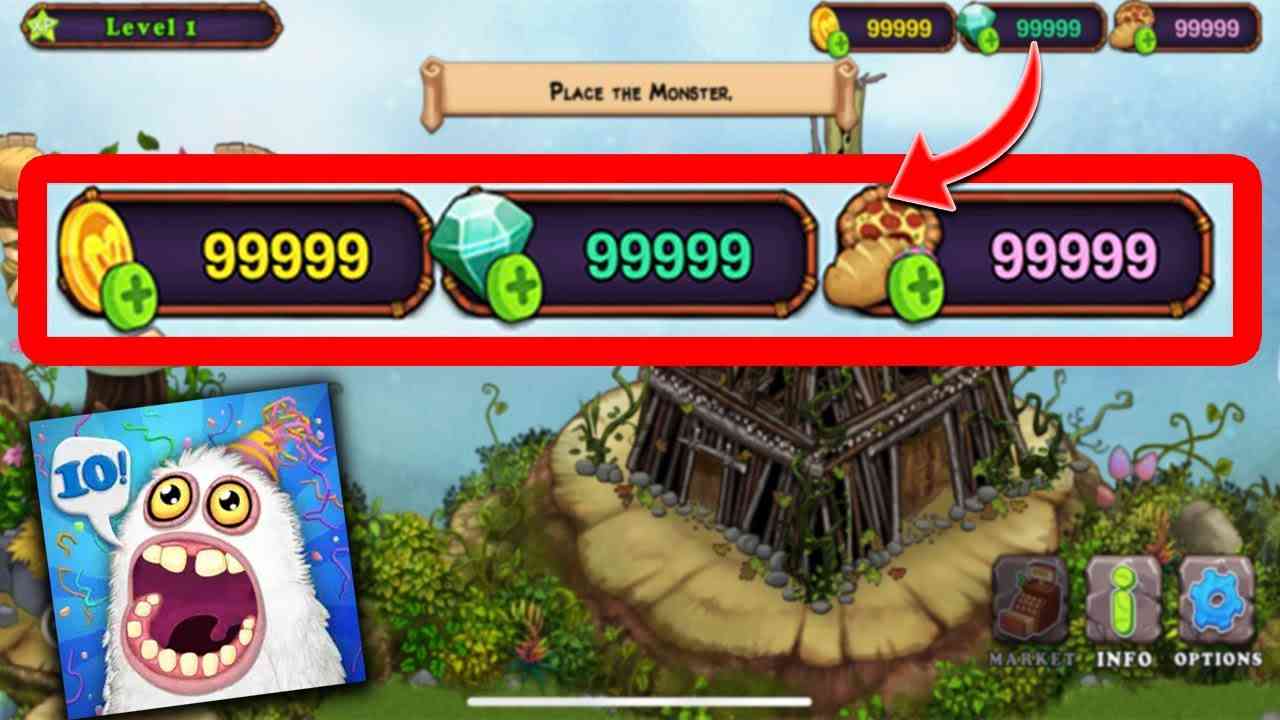 Khám phá tính năng vô hạn tiền trong My Singing Monsters MOD