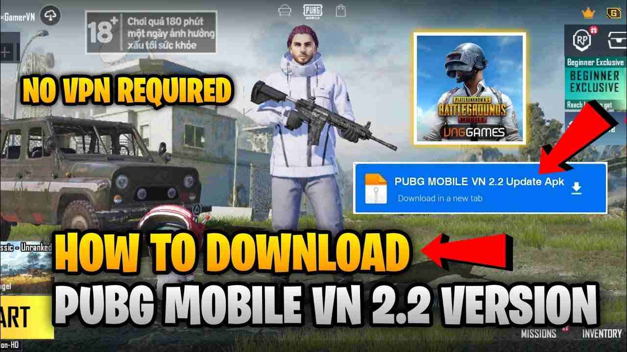 Download Hack PUBG Mobile VN MOD APK 3.4.0 (Mod Menu, Unlimited Money, Immortal, Antiban)