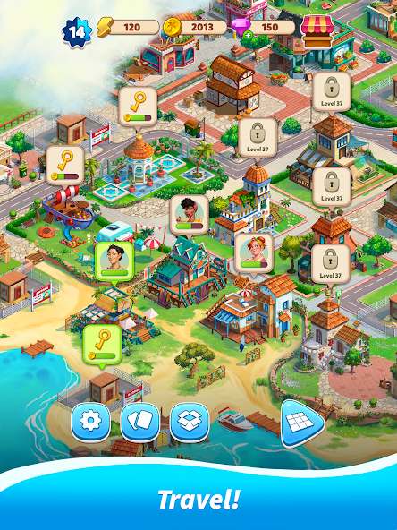 So sánh giữa phiên bản MOD và phiên bản gốc của game Travel Town