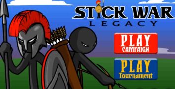 Tải Hack Stick War: Legacy MOD APK 2023.5.701 (Menu Mod, Đá Quý Vô Hạn, Bất Tử, 99999 Vàng, Sát Thương) image