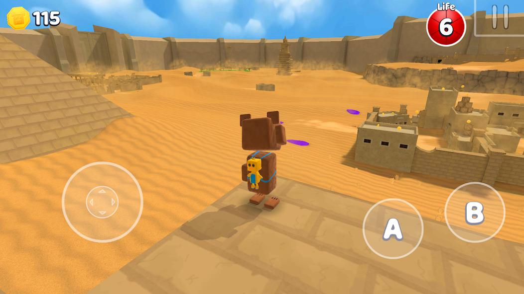 Super Bear Adventure MOD - Flying feature helps overcome challenges