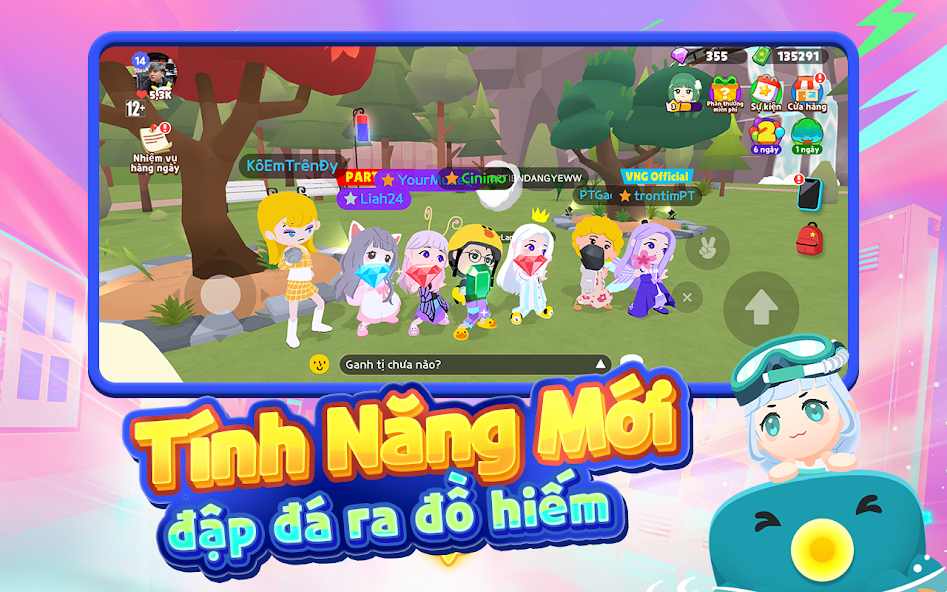 Tạo hình nhân vật Play Together MOD