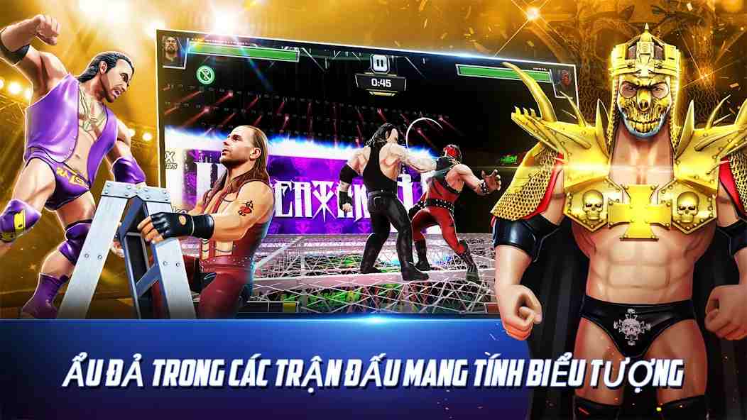 WWE Mayhem MOD- Sức mạnh từ vàng không giới hạn