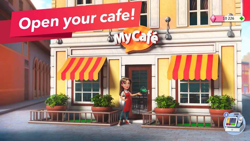 MOD APK features of My Cafe game