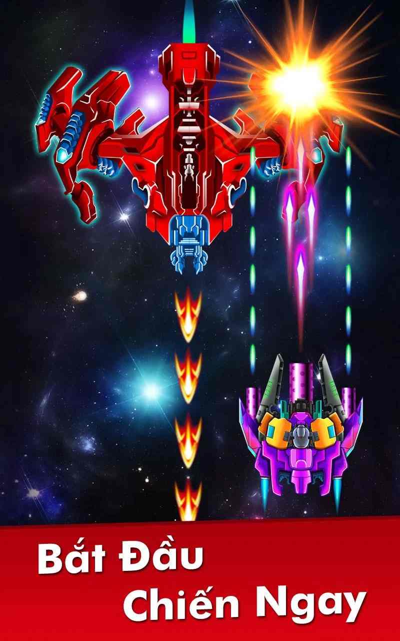 Các tính năng MOD APK nổi bật của Galaxy Attack- Alien Shooter