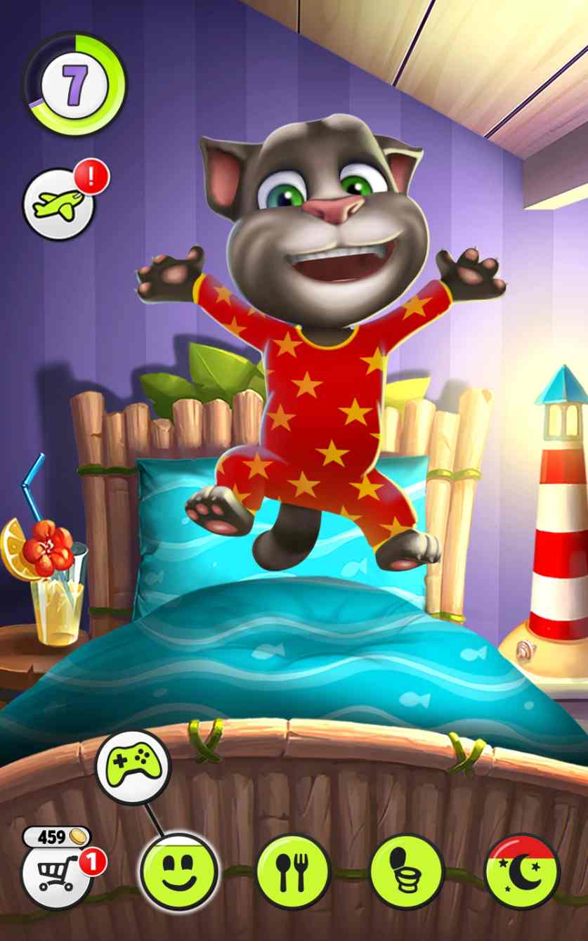 Các tính năng MOD có trên game My Talking Tom APK 8.5.0.5830