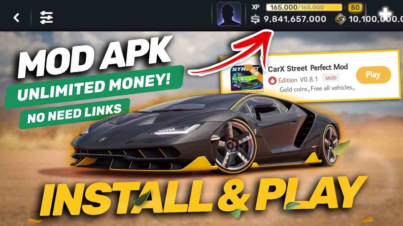 Tải Hack CarX Street MOD APK 1.5.0 (Vô Hạn Tiền, Full Nitro)