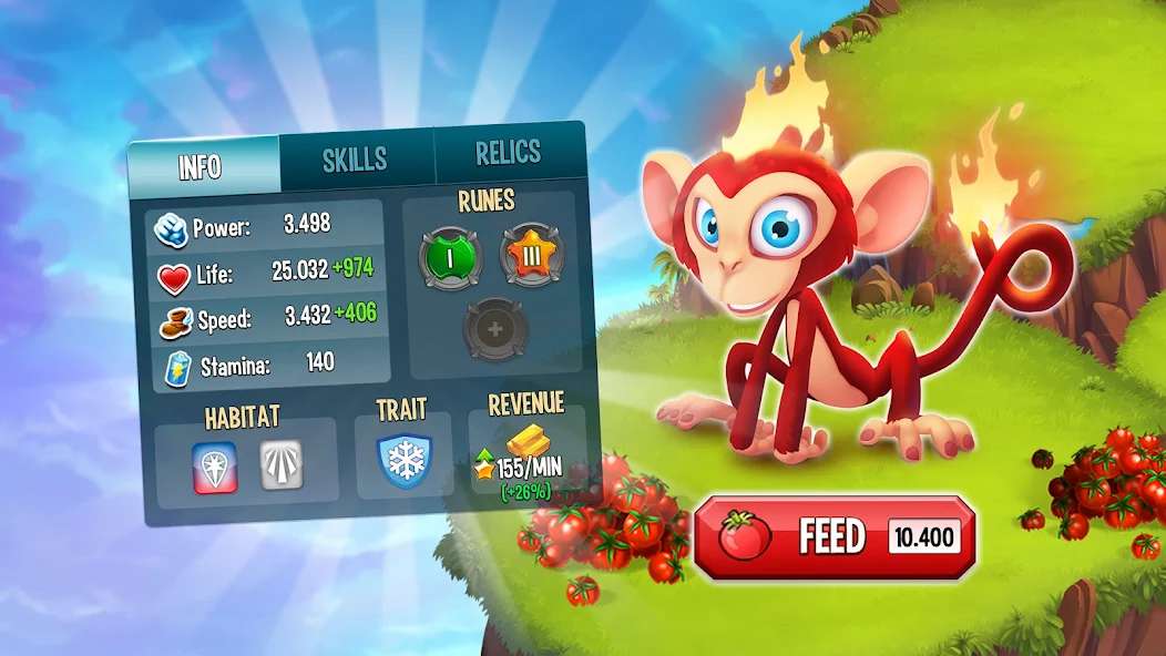 MOD APK 17.4.2 features of Monster Legends game