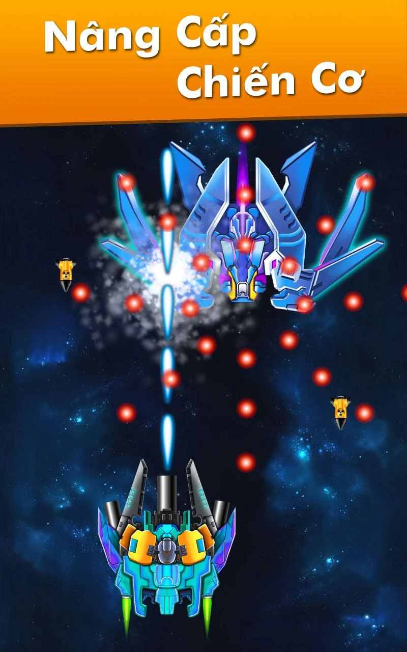 Đạt Vip 12 để nhận những đặc quyền tối thượng Galaxy Attack- Alien Shooter MOD