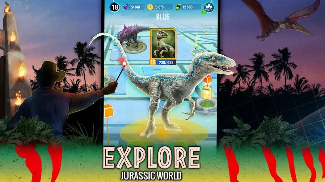 Menu Mod - Điều chỉnh trải nghiệm game Jurassic World Alive MOD