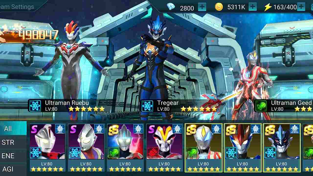 Unlock all Ultraman characters- Legend of Heroes MOD