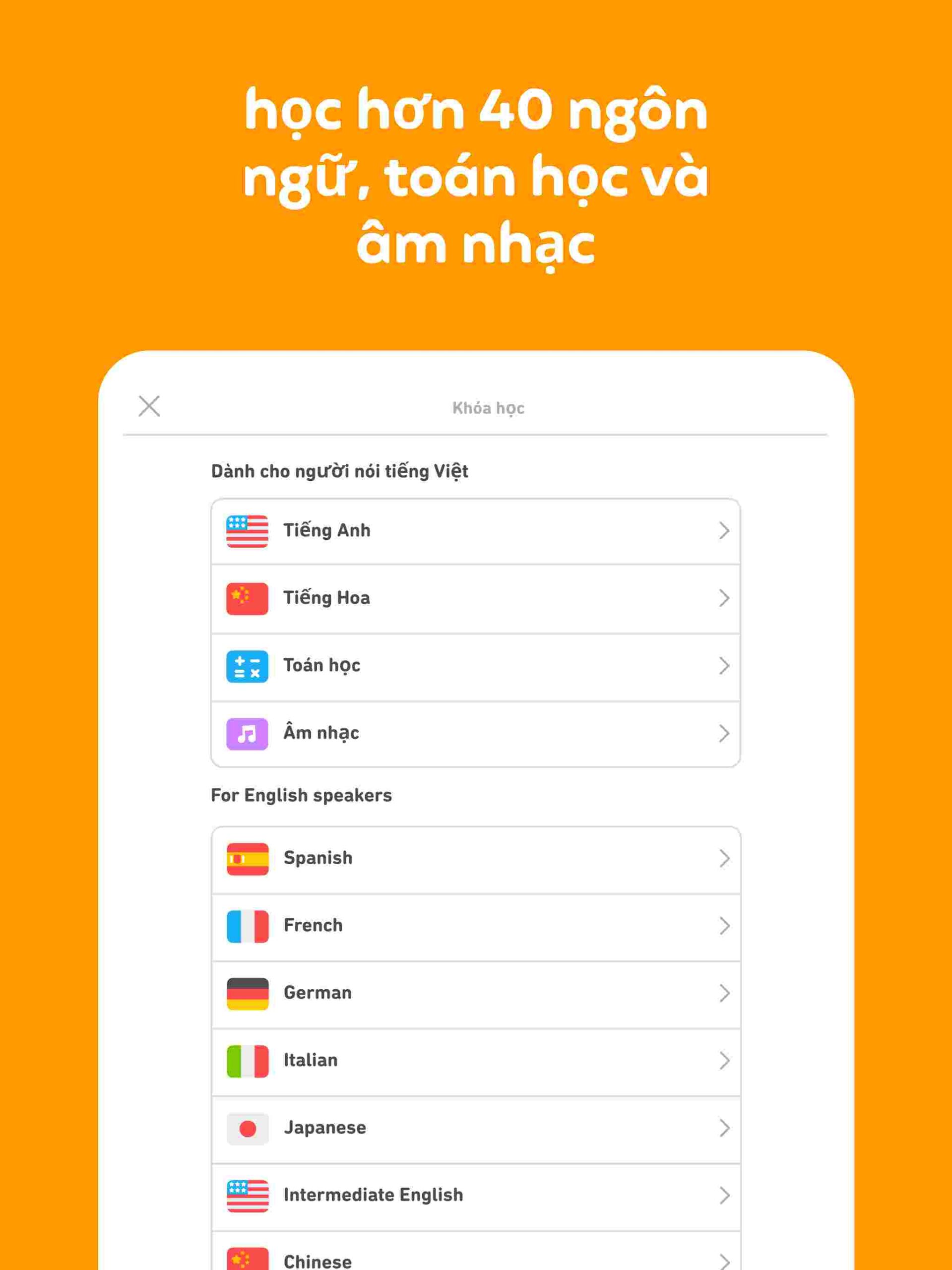 Những tính năng của Duolingo MOD APK trên phiên bản 6.1.3