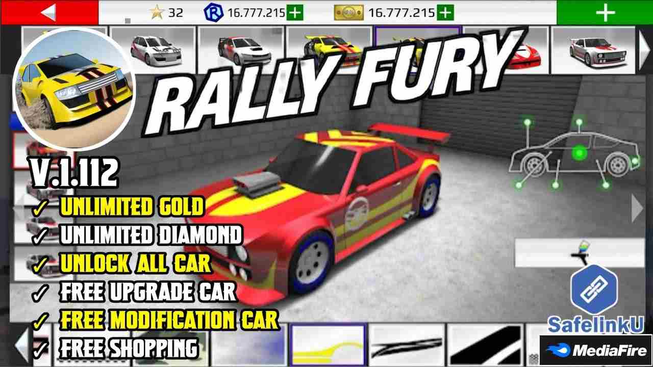 Tải Hack Rally Fury MOD APK (Vô Hạn Tiền, Tokens, Tốc Độ Nitro, Tất Cả Xe)