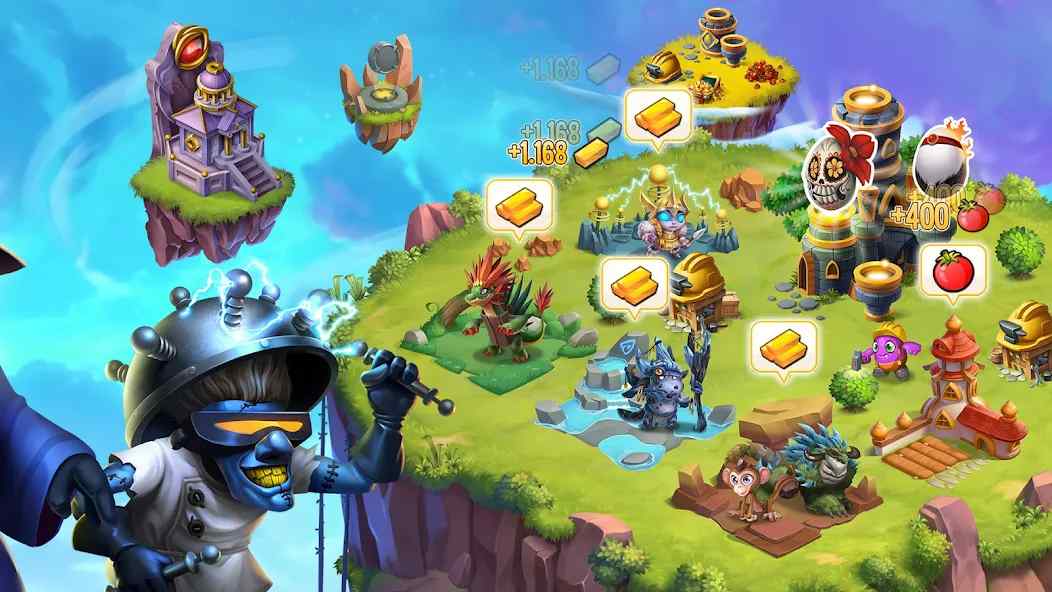 So sánh giữa phiên bản gốc và bản MOD 17.4.2 của Monster Legends